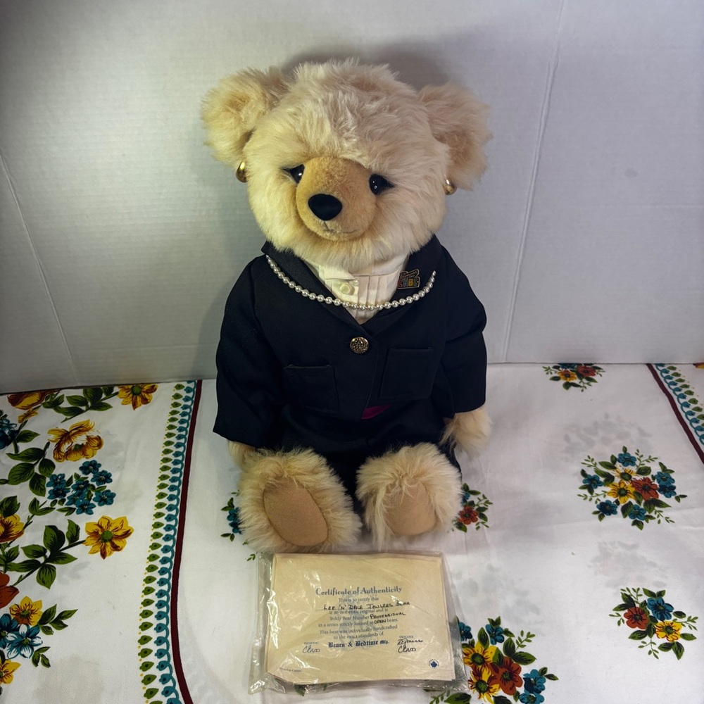Vintage Lee ‘n’ Dale Jewlers Bears & Bedtime Mfg 1994 Plush Rare